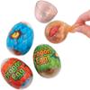 Fun Express Dinosaur in Slime Filled Plastic Eggs - Active Play Toys and Easter Egg Basket Ideas - Birthday Party Favors for Boys - Toddler Boys Egg Hunt Games - Set of 12 view 2