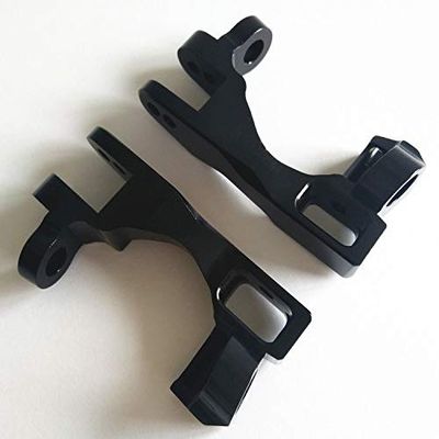 Aluminum Caster Blocks C-hubs Black for Traxxas 1/10 Slash 4X4 Stampede 4X4 XO-1 Ford Fiesta ST Rally Rally VXL RUSTERLER 4X4 Telluride 4x4 6832 6832X