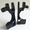 Aluminum Caster Blocks C-hubs Black for Traxxas 1/10 Slash 4X4 Stampede 4X4 XO-1 Ford Fiesta ST Rally Rally VXL RUSTERLER 4X4 Telluride 4x4 6832 6832X view 2