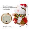 Eocolz Talking Hamster Repeats What You Say Mimicry Pet Plush Buddy Electronic Mouse Interactive Toy Funny Kids Stuffed Toys Children Early Learning for Girl and Boy (Brown) view 3