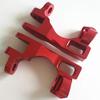 Aluminum Caster Blocks C-hubs Red for Traxxas 1/10 Slash 4X4 Stampede 4X4 XO-1 Ford Fiesta ST Rally Rally VXL RUSTERLER 4X4 Telluride 4x4 6832 6832X view 1