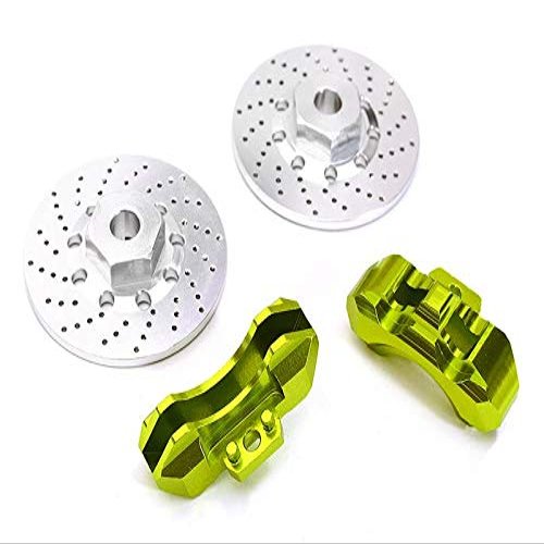 Integy RC Upgrades for Traxxas, Realistic Alloy Front Brake Disc (2) for Traxxas 1/10 4-Tec 2.0