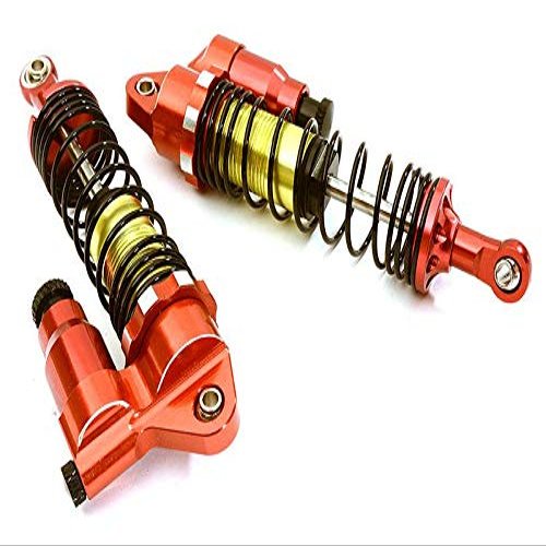 RC Model Alloy 90mm Piggyback Shock(2) w/Rebound Adjust for SCX-10, SCX10 II & SCX10 III