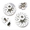 Realistic Silver Alloy Rear Brake Disc for Traxxas 1/10 4-Tec 2.0 (2-Pack) view 1