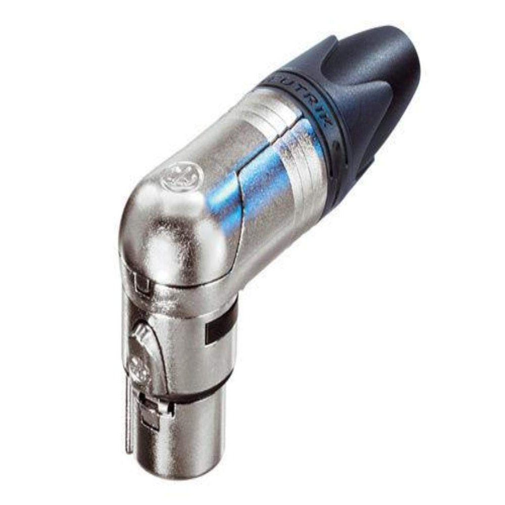 Neutrik NC4FRX 4 Pole Right Angle Female Cable Connector Nickel