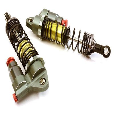 Alloy 90mm Piggyback Shock(2) w/Rebound Adjust for SCX-10, SCX10 II & SCX10 III