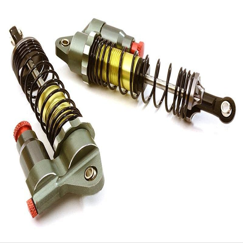 Alloy 90mm Piggyback Shock(2) w/Rebound Adjust for SCX-10, SCX10 II & SCX10 III