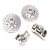 Realistic Silver Alloy Front Brake Disc for Traxxas 1/10 4-Tec 2.0 (2-Pack) view 1