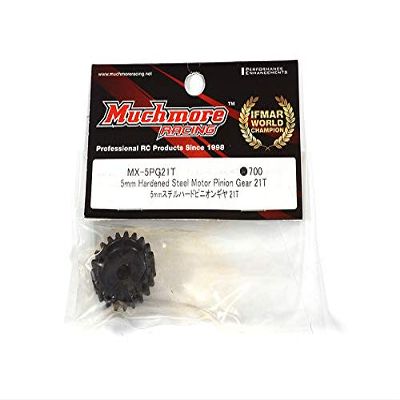 Integy Muchmore Racing 5mm Hardened Steel Motor Pinion Gear 21T