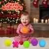 Vintage Sensory Balls for Babies 6-12 Months, 6 Pack Soft Textured Montessori Baby Sensory Toys, Squeeze & Grasp Toddler Balls for 1-3, Bright Color Multi Ball Set, Christmas Stocking Stuffers view 2