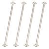 Front/Rear Center Driving Dogbone Shaft 08029 89.5MM #45 Steel Silver Iron Black for 1/10 RC Hobby Model Car HPI HSP,COJOYS,4PCS (Silver) view 1