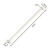 Front/Rear Center Driving Dogbone Shaft 08029 89.5MM #45 Steel Silver Iron Black for 1/10 RC Hobby Model Car HPI HSP,COJOYS,4PCS (Silver) view 3