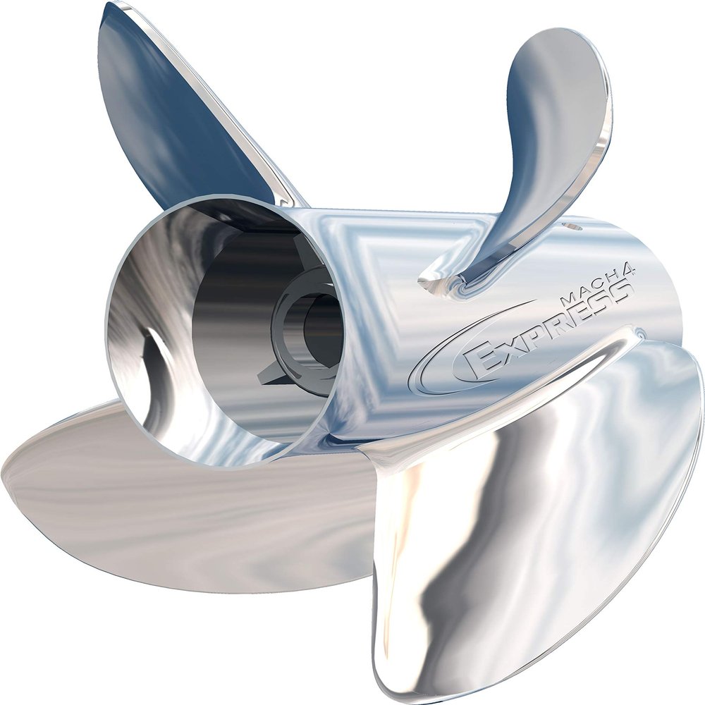 Turning Point Express Mach4 - Left Hand - Stainless Steel Propeller - EX-1513-4L - 4-Blade - 15.3" x 13 Pitch