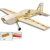 Dancing Wings Hobby Balsa Electric Building Airplane EXTRA330 KIT 1M Wingspan Need to Built;Basswood EX330 4CH Radio Controlled Laser-Cutting Aeroplane Un-Assembled for Adults (S2501B) view 1