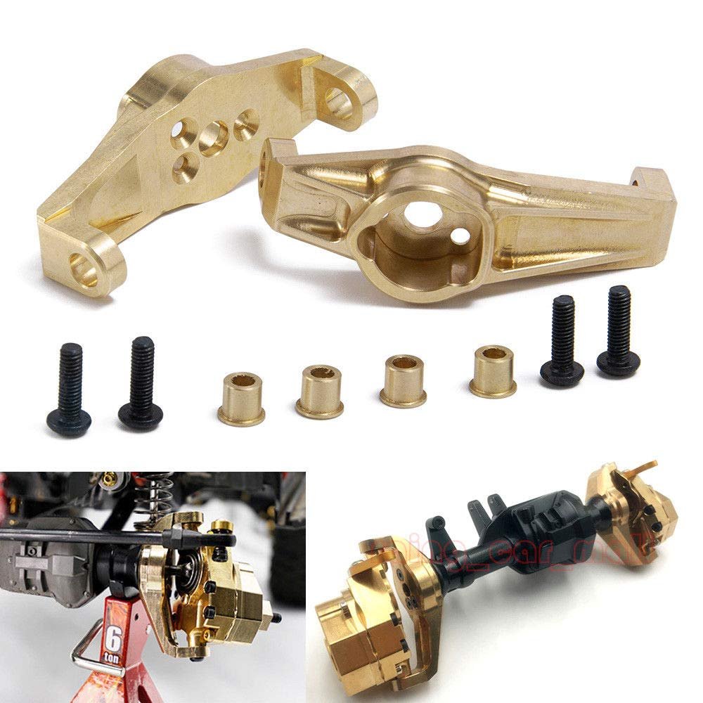1Pair Brass Front C-Hub Carrier 68g Upgrade for TRX-4 1/10 RC Crawler