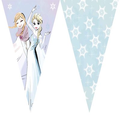 0885; Frozen Bunting for Parties and Birthdays; Ideal for Party Decoration; Dimensions Approx. 2 m