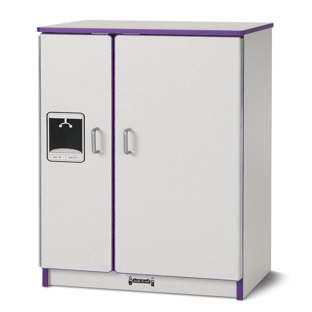 Jonti-Craft Rainbow Accents 2410JCWW004 Culinary Creations Kitchen Refrigerator, Purple