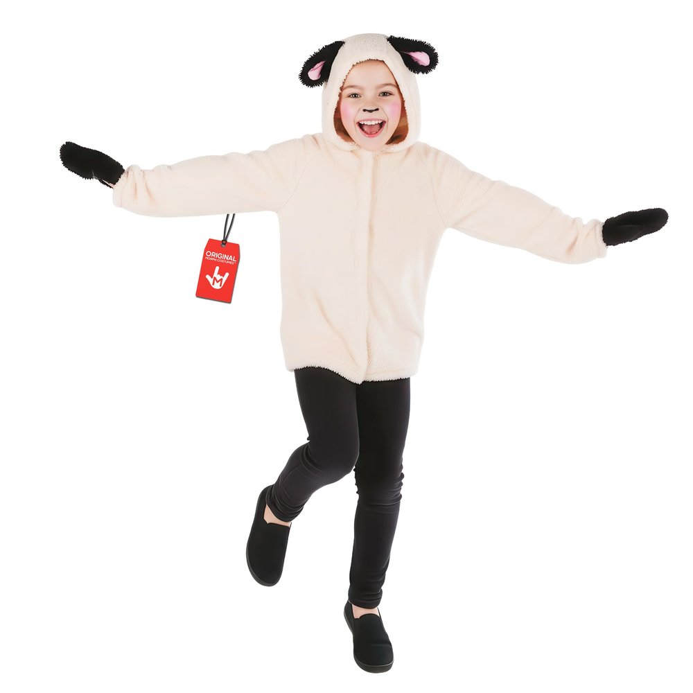 fun shack Sheep Costume for Kids, Lamb Costume for Kids, Girls Nativity Costumes, Girls Christmas Costumes, X-Large
