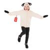 fun shack Sheep Costume for Kids, Lamb Costume for Kids, Girls Nativity Costumes, Girls Christmas Costumes, Medium view 1