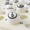 GSE Games & Sports Expert 1.55" White Bingo Balls - Ping Pong Size Balls for Large Bingo Cage, Bingo Calling Balls for Parties, Prize Raffles, Family Game Nights (Double Numbered) view 3