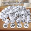 GSE Games & Sports Expert 1.55" White Bingo Balls - Ping Pong Size Balls for Large Bingo Cage, Bingo Calling Balls for Parties, Prize Raffles, Family Game Nights (Double Numbered) view 4