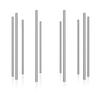 EKIND 10pcs Round Axles Shaft Rod/Straight Metal Round Shaft Rod Bars for DIY Model Toy, RC Car, RC Helicopter Airplane (3mm x 100mm) view 1