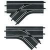 Carrera 61618 Right & Left Mechanical Lane Change Section Add On Track Parts for GO & Digital 143 Slot Car Racing Sets view 1