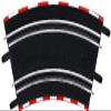Carrera 20061646 61646 2/45 High Banked Curve Section Add On Track Parts for GO & Digital 143 Slot Car Racing Sets, Black view 1