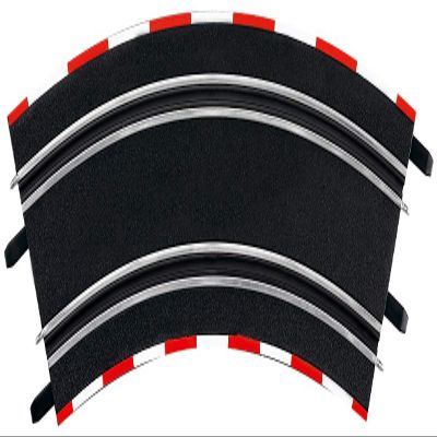Carrera 61645 3/45 Curve Section Add On Track Parts for GO & Digital 143 Slot Car Racing Sets