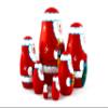 MATRYOSHKA&HANDICRAFT Christmas Santa Nesting Dolls 7 pcs - Santa Claus Christmas Decoration Doll Gifts Ideas view 2