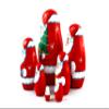MATRYOSHKA&HANDICRAFT Christmas Santa Nesting Dolls 7 pcs - Santa Claus Christmas Decoration Doll Gifts Ideas view 4