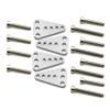 RC-Hub Aluminum Upper Shock Mount Kit for 1/10 RC Axial SCX10 Dingo Crawler, Silver view 1