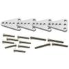 RC-Hub Aluminum Upper Shock Mount Kit for 1/10 RC Axial SCX10 Dingo Crawler, Silver view 3