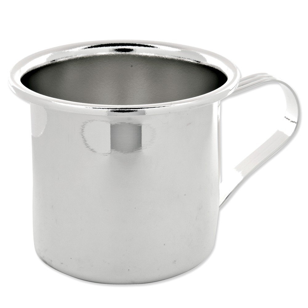 FB JEWELS Solid Silver-Plated Baby Cup