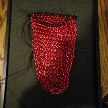 Chainmail Dice Bag