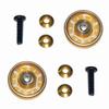 13mm Aluminum Ball -Race Rollers (Ringless) (Red) / 3Racing / M4WD-30/GO view 1
