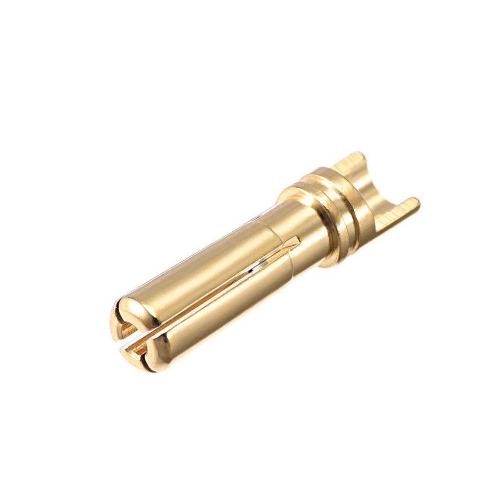 uxcell 4mm Bullets Connector Gold Banana Plugs Male 10pcs