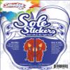 Set of 3 Sole Stickers Triceratops, Dino Egg, Truck view 1