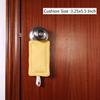 Door Silencer Door Jammer Door Closer Cushion Nursery Door Silencer Door Latch Cover 3 Pack for Noise Reducing Quiet Doors Baby Toddler Safety 3.25 x 5.5 Inch (New Yellow) view 2
