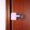 Door Silencer Door Jammer Door Closer Cushion Nursery Door Silencer Door Latch Cover 3 Pack for Noise Reducing Quiet Doors Baby Toddler Safety 3.25 x 5.5 Inch (New Pink) view 3