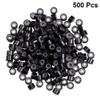 Silicone Hair Cuffs Aluminum Braiding Beads 500pcs for Hair Decoration view 1
