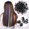 Silicone Hair Cuffs Aluminum Braiding Beads 500pcs for Hair Decoration view 2