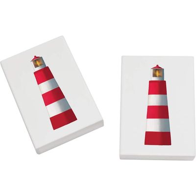 Azeeda 2 x 45mm 'Lighthouse' Erasers/Rubbers (ER00020509)
