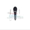 GPM For Traxxas TRX-4 Defender/Tactical Unit/Ford Upgrade Parts Aluminum 25T Servo Horn With Built-In Spring (3 Positioning Holes) - 1Pc Set Black view 1