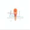 GPM For Traxxas TRX-4 Defender/Tactical Unit/Ford Upgrade Parts Aluminum 25T Servo Horn With Built-In Spring (2 Positioning Holes) - 1Pc Set Orange view 1