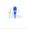 GPM For Traxxas TRX-4 Defender/Tactical Unit/Ford Upgrade Parts Aluminum 25T Servo Horn With Built-In Spring (2 Positioning Holes) - 1Pc Set Blue view 1