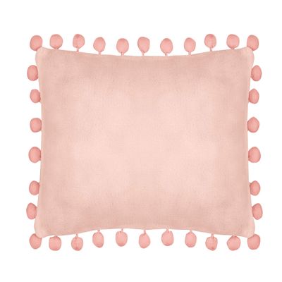 American Kids Pom Decorative Pillow, 12x18, Pink
