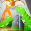 Bigjigs Toys Wooden Dinosaur Island - Complete Prehistoric Playset view 2