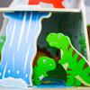 Bigjigs Toys Wooden Dinosaur Island - Complete Prehistoric Playset view 4