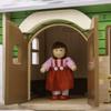 Bigjigs Toys Wooden Cobblestone Farm with Working Gates, a Stable, Hay Loft view 2